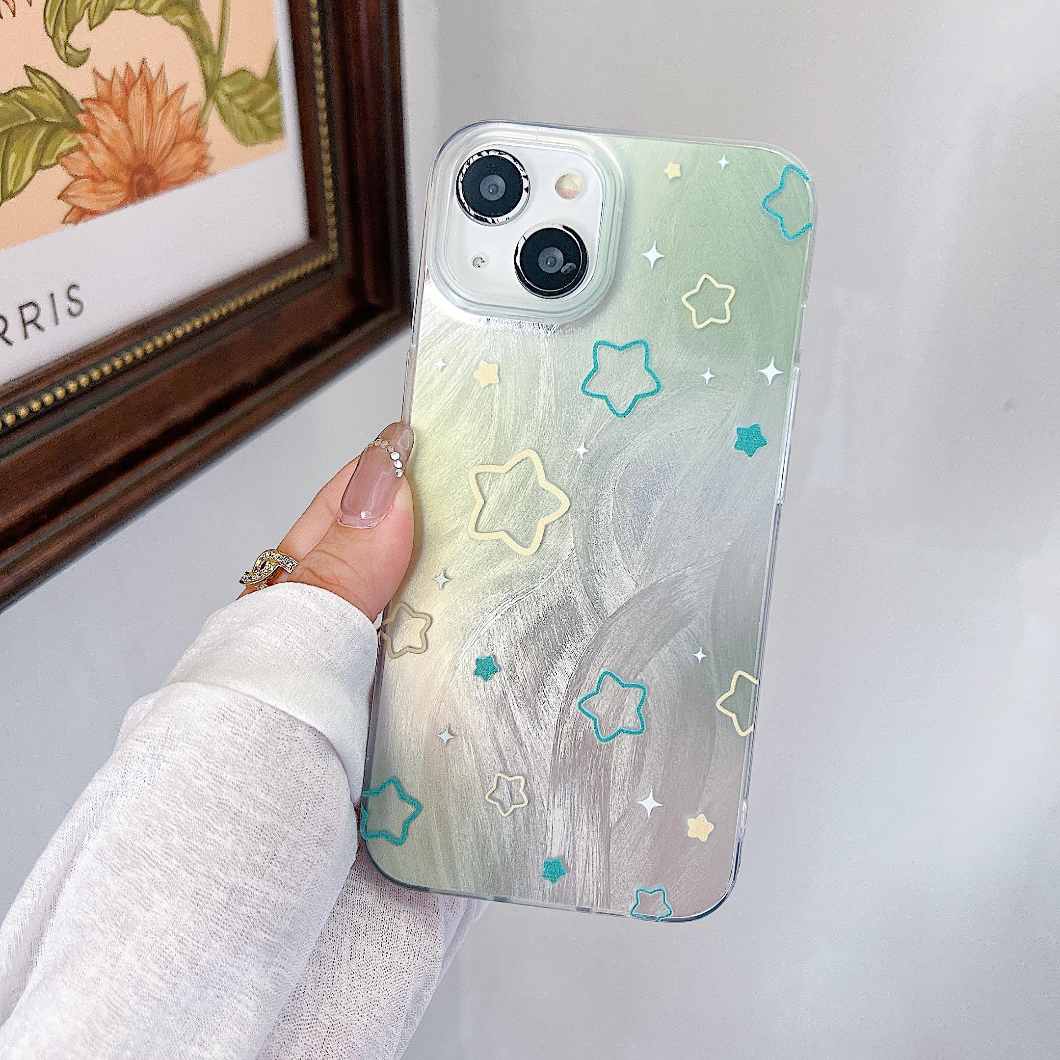 

Силиконовый чехол Laser Moon Stars для Xiaomi Redmi Note 12 11 10 Samsung A54 A24 A14 Oppo A78 A58 A38 Infinix Note 30 Funda Painted Cover Soft TPU Bumper iPhone 16 Pro