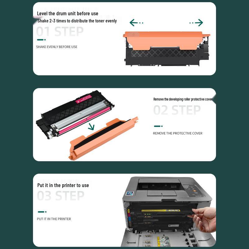 Compatible with HP W2070A, 117A, W2060A Ink Cartridges & 179fnw, 178nw Drum Units.