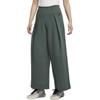 Nike Sportswear Tech Fleece Solid Color Versatile Fashion Pleated High-Waisted Casual Pants Women Bottoms Green FV8053-338