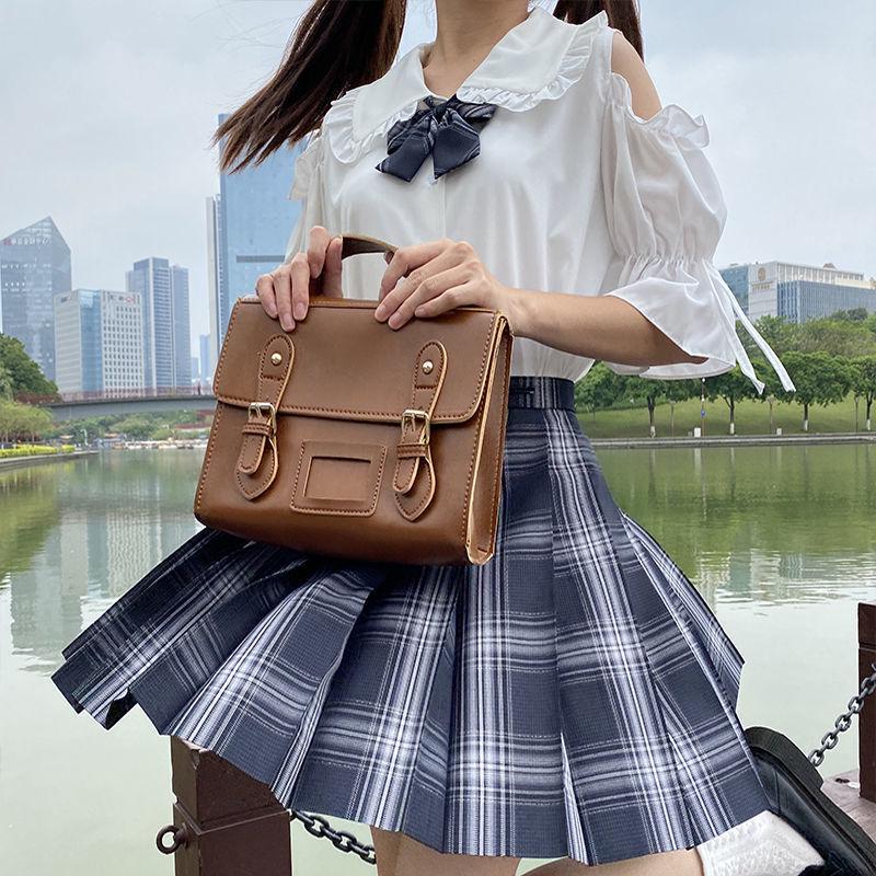 Sweet Japanese JK Doll Collar Shirt - Fresh College Style, Loose Fit, Long & Short Sleeves for Students, Perfect for Summer and Autumn.