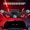 Dynamic Flashing Vehicle Window LED Warning Light with Solar and USB Rechargeable Power, Suction Cup Accent Lamp for Daily Driving