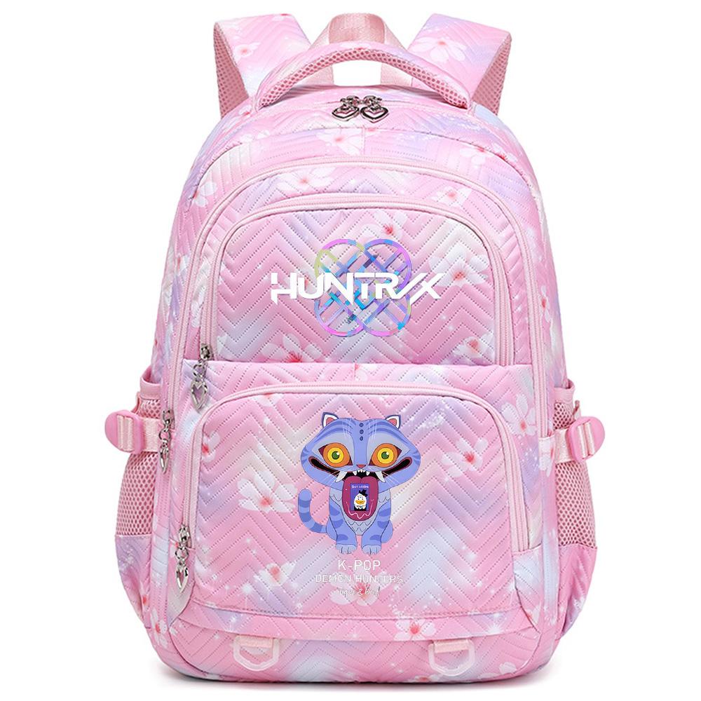 Cartoon K-Pop Printed Backpack Student Teenager Bookbag for Boy Girl Schoolbag Kid Gift Women Large Capacity Waterproof Travel Bag Mochila