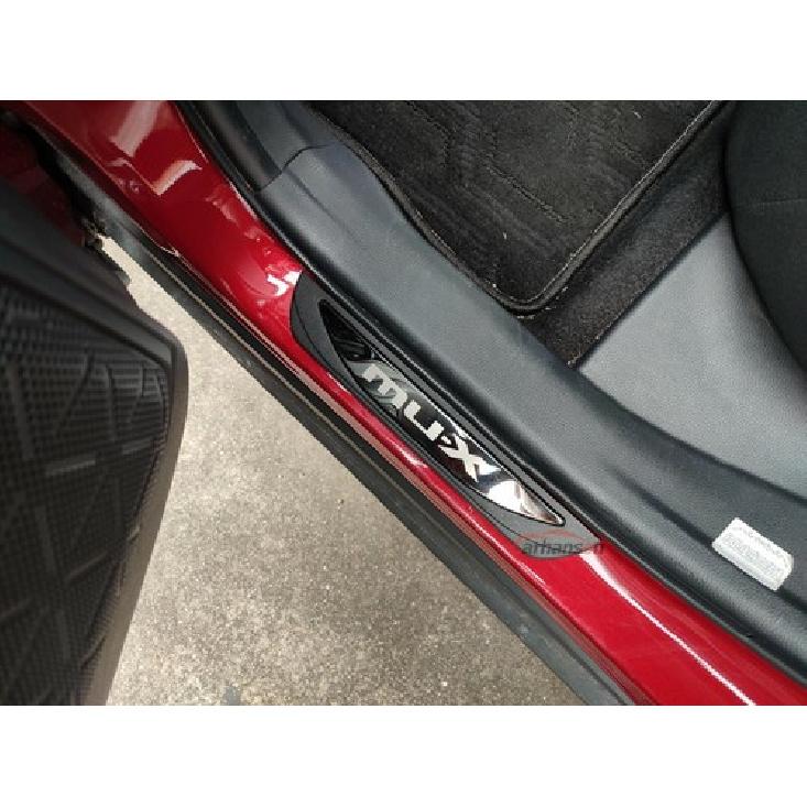 For Isuzu Mu-x Mux Accessories Door Sill Scuff Plate Cover Protector Trim Panel