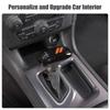 Car Gear Shift Panel Cover Gear Lever Protective Sticker For Dodge Charger For Dodge Challenger 2015 Up for Durango 2018 Up ABS Accessories