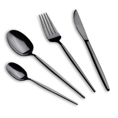 24-Piece Cutlery Berlinger Haus Bh-3069 Shiny Black