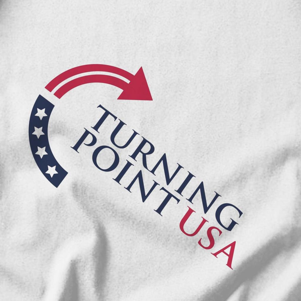 Men T Shirt Turning Point USA Fun Gifts Y2K Graphic Customized Unisex Clothing T Shirts