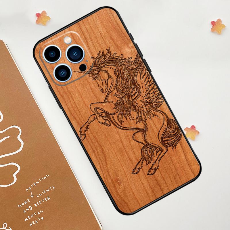 Turtle Elephant Dragon Wood Phone Case For iPhone 17 Pro Max 14 13 12 11 15 16 Pro Max mini 16 Plus 16e 17 Air Funda