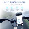 Universal Phone Silicone Holder Bicycle Motorcycle Mobile  Buckle Pull Non-slip Adjustable Bike Handle GPS Mount barracket Stand