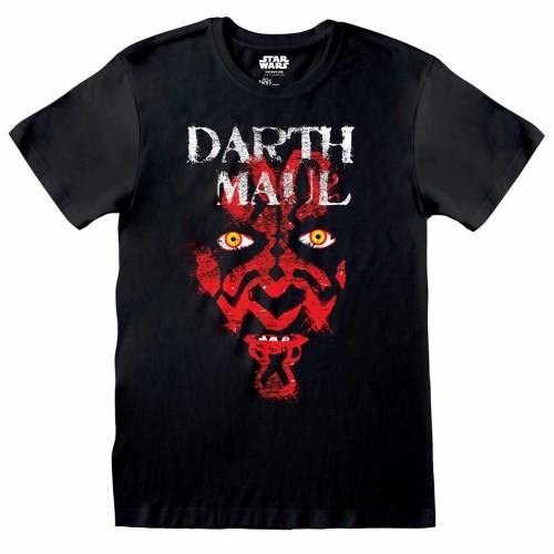 Star Wars Unisex Adult Classic Darth Maul Face T-Shirt