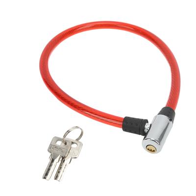 Câble Antivol Vélo Robuste Durable Fil d'Acier Portable Large Application Opération Facile Câble Antivol pour Vélo Moto Portail