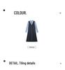 Autumn Pleated Slimming Plus Size College Style Two-Piece Dress for Women