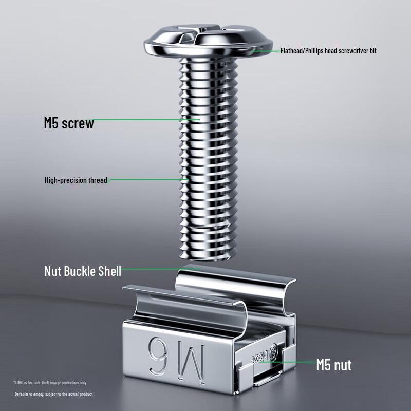 BIAZE M5 Rack Cabinet Screws with Cage Nuts