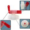 1 Pc Faucet DN61 61mm Horticultural Plant Nutrient Solution Faucet Red White Plastic Faucet Garden Outdoor Garden Faucet