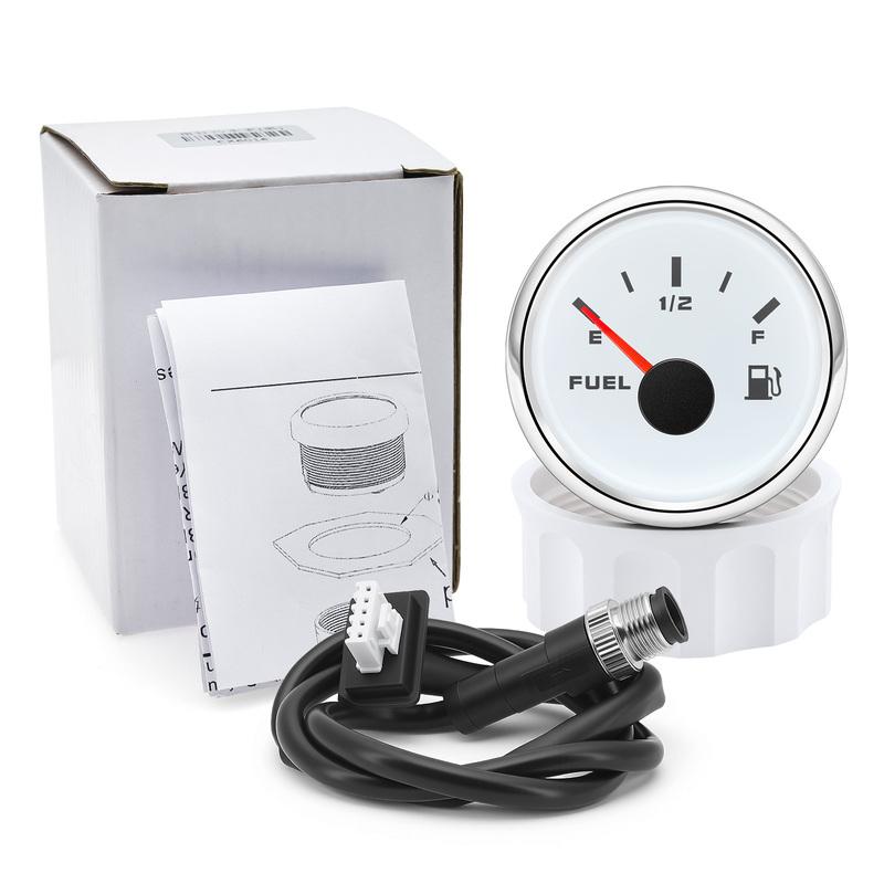 12V 24V NMEA 2000 2" 52mm Fuel Level Gauge PORT STBD Starboard NMEA2000 Car Boat Motorcycle Fuel Level Meter Gauge for Boat Yach