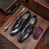 Men's leather shoes, new business dress shoes men's shoes cowhide Munch shoes monk shoes