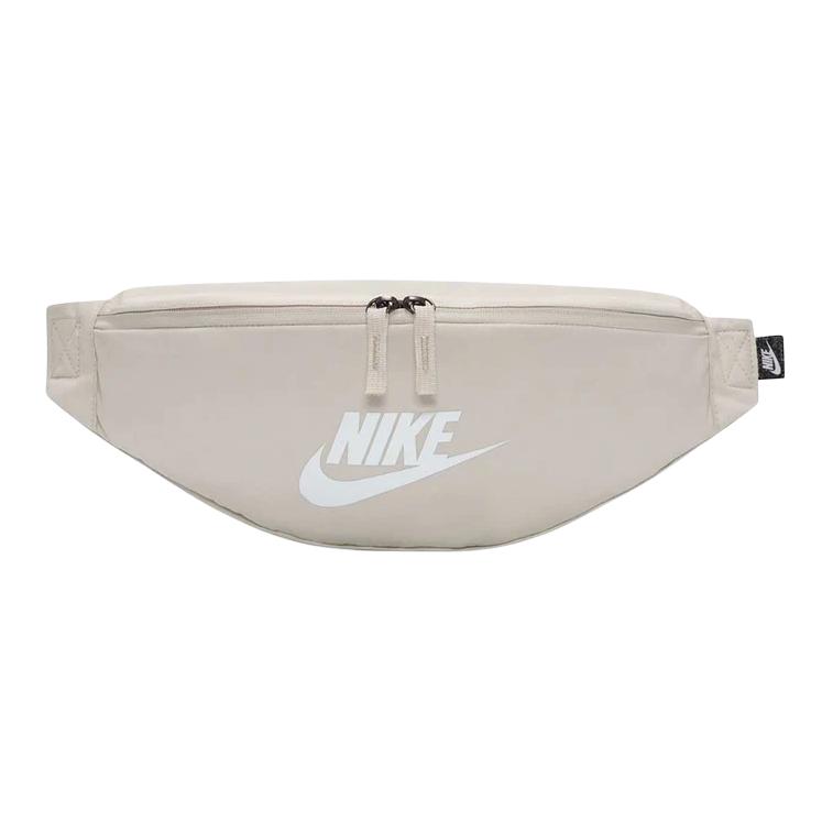 New Nike Heritage 3L Waist Bag Light Orewood Brown/Light Orewood Brown/White DB0490-104