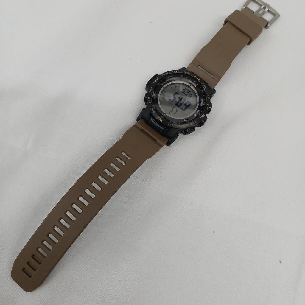Used CASIO PRW-35LD-5JF PRO TREK Solar Radio Watch