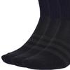 adidas Crew Socks Unisex 3 Pack Black/Dark Gray IA3950
