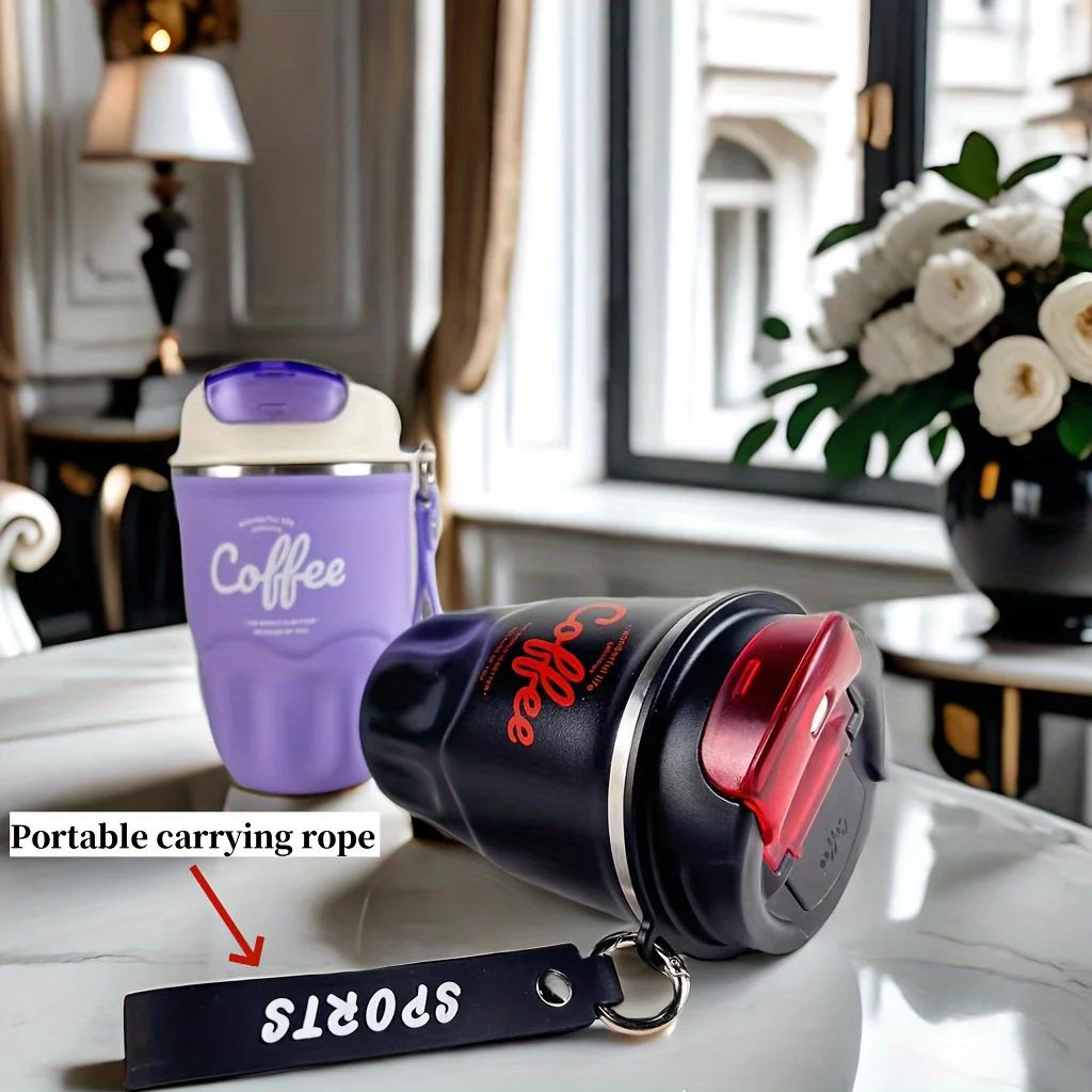 360ml Vysoká krása Mužský a ženský student Auto Voda Dárek Kávový hrnek 304 Nerezový Izolovaný hrnek