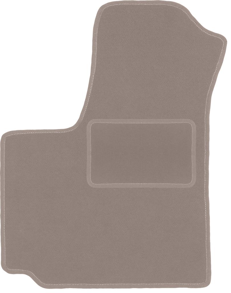 Beige driver's mat for: FIat Doblo I kombivan (2000-2009)