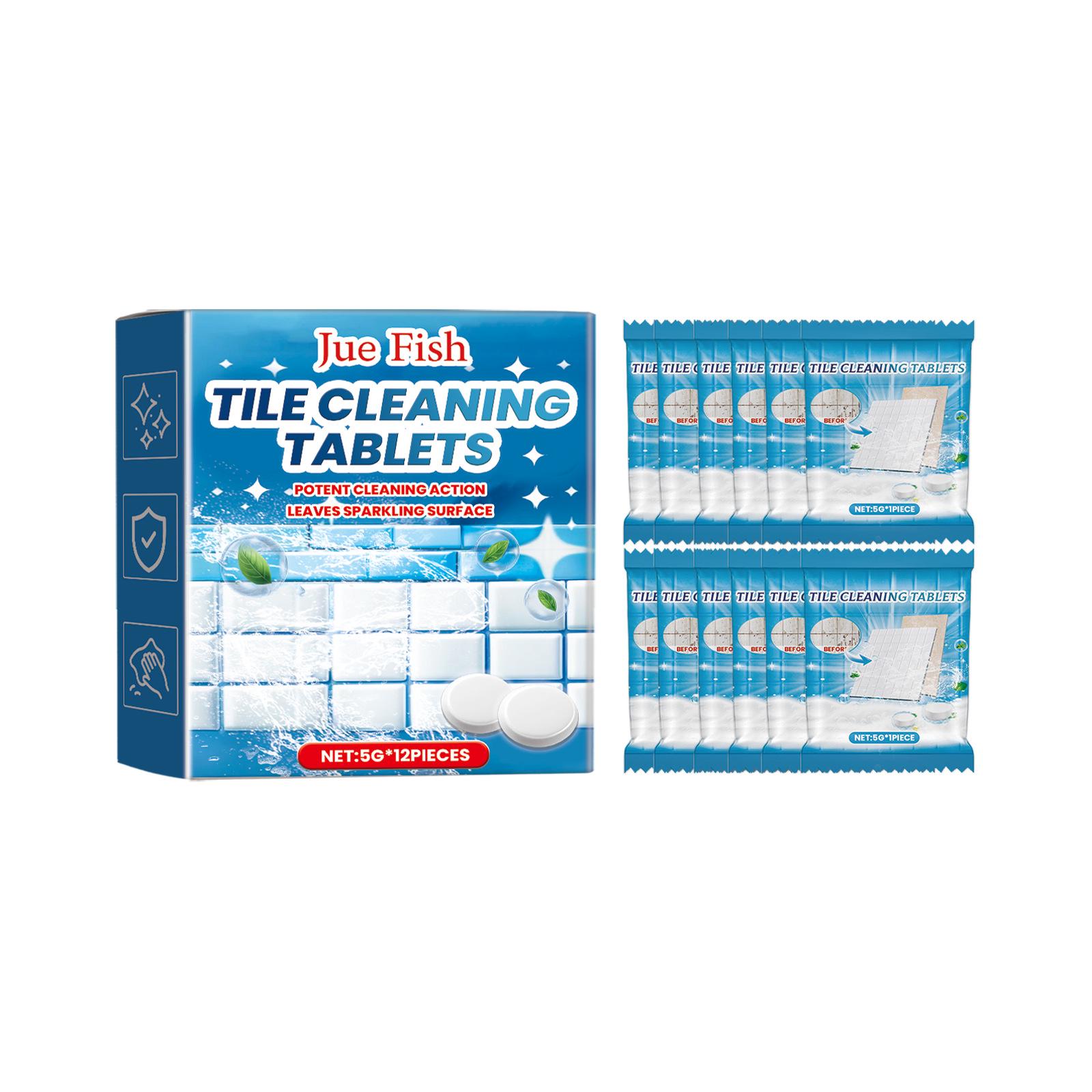 JUE FISH Tile Stain Remover & Brightening Sheets