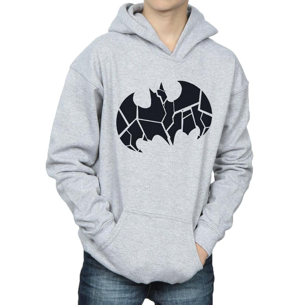 DC Comics Boys Batman One Colour Shield Hoodie