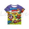 Kids SuperTings T Shirt Harajuku Boys Girls Cartoon Print T-shirts Summer Short Sleeve Children's Clothing Comfortable Tee Tops
