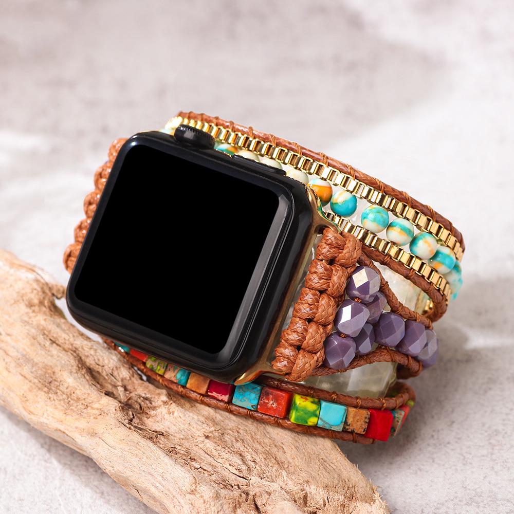 

Богемный бирюзовый винтажный ремешок для Apple Watch 38/40mm Band
