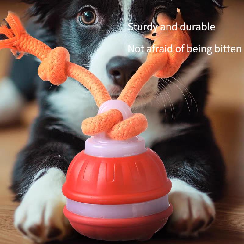 Pet Intelligent Teasing Ball Rolling Ball Electric Cat and Dog Soothing Intelligent Bite Resistant Teasing Ball Dog Grinding Toy