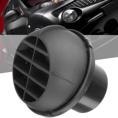 Noir mat Auto Bonnet Racing Grilles de voiture avant Centre pare-chocs Capuche Rein Grille Grill