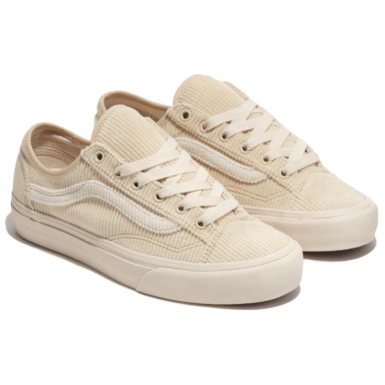 Vans Style 36 Series Comfortable Durable Versatile Low Top Canvas Shoes Unisex Sneakers Beige VN0007R2GRX1