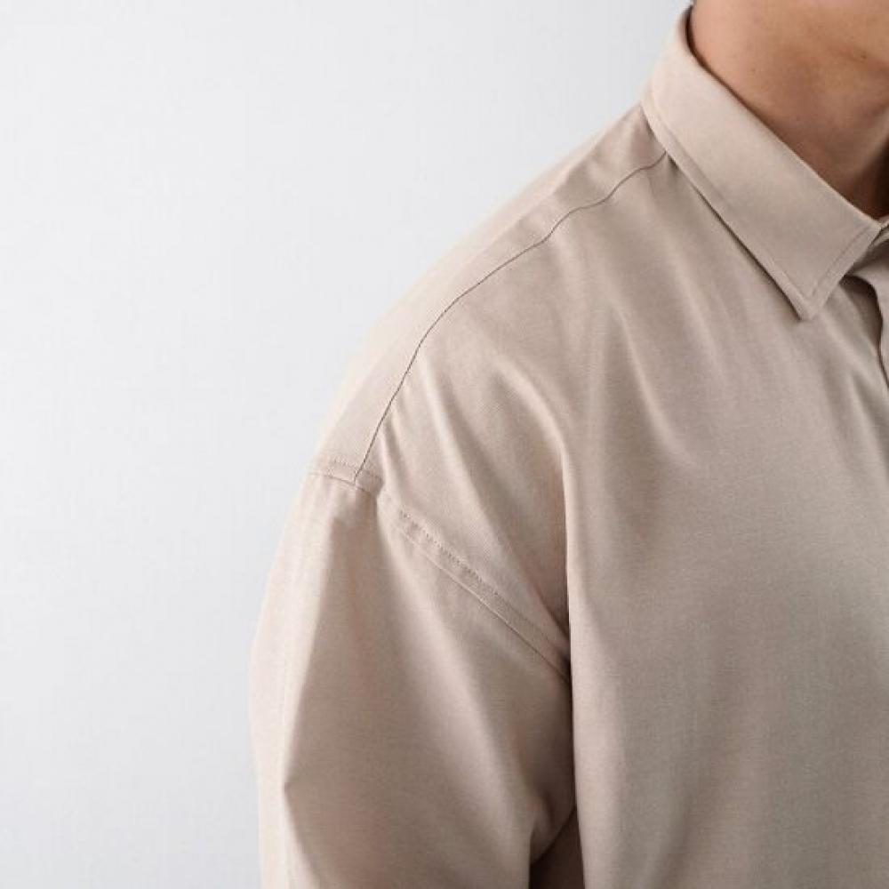 Onl Men Crop Shirt Sky Blue Oxford