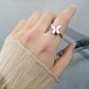 Fidget Spinner Rings for Women for Butterfly Rotating Spinning Anxiety Ring Adjustable Open Ring for Women Girlfriend Gi
