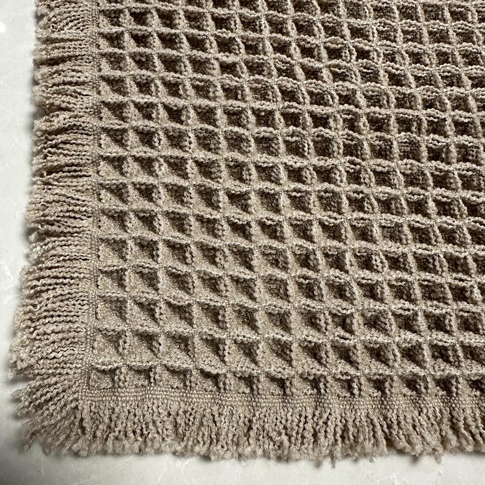 Tappetino da Bagno Waffle ad Asciugatura Rapida, Tappeto da Bagno Assorbente Antiscivolo, Tappetino Lavabile in Lavatrice per Ingresso e Doccia, Tappeto Cattura Sporco