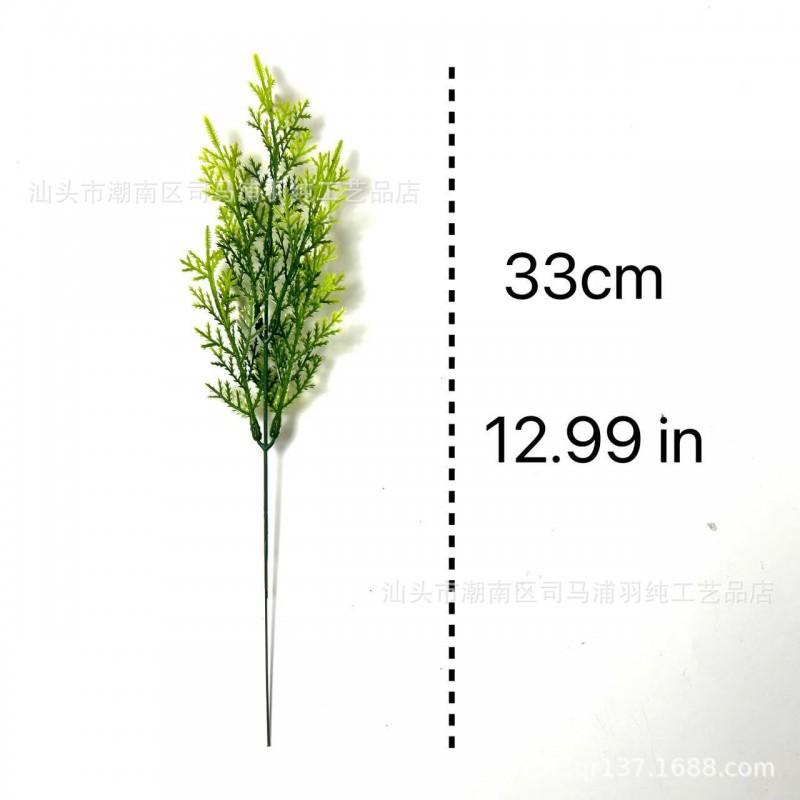 Artificial Pine Spruce Branch Decor Christmas Home Office Table Decoration Nordic Ins Style Plastic Floral Accent