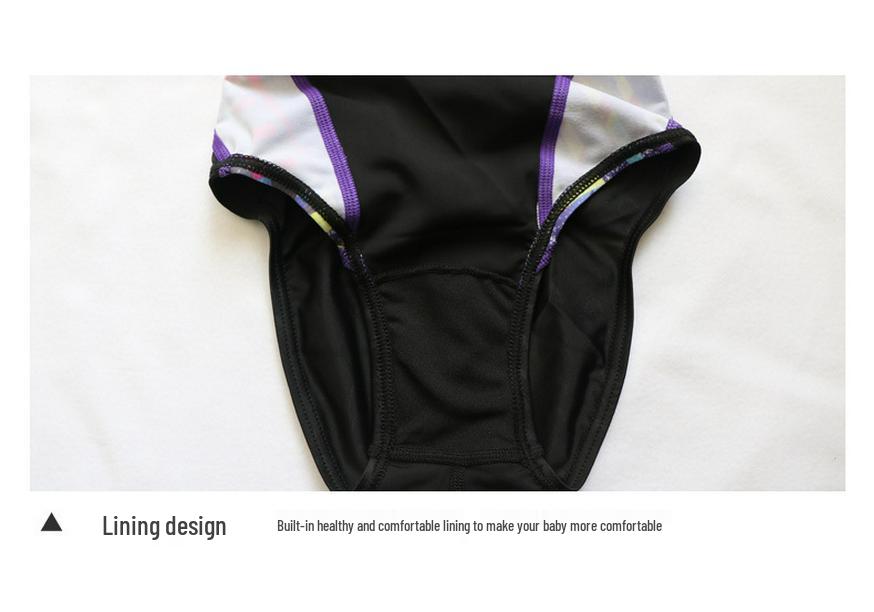 Girls' Training One-Piece Swimsuit for Teens and Kids
