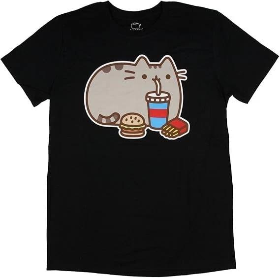 Pusheen The Cat FAST FOOD PUSHEEN T-Shirt NWT Licensed & Official XL