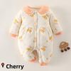 Baby Cotton Sleepsuit Winter Warmth With Snap Button Closure For Newborns