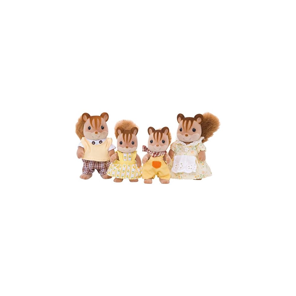 Sylvanian Families EPOCH Walnut Squirrel Family Boy Doll 3+ Years Toy for Dollhouse
