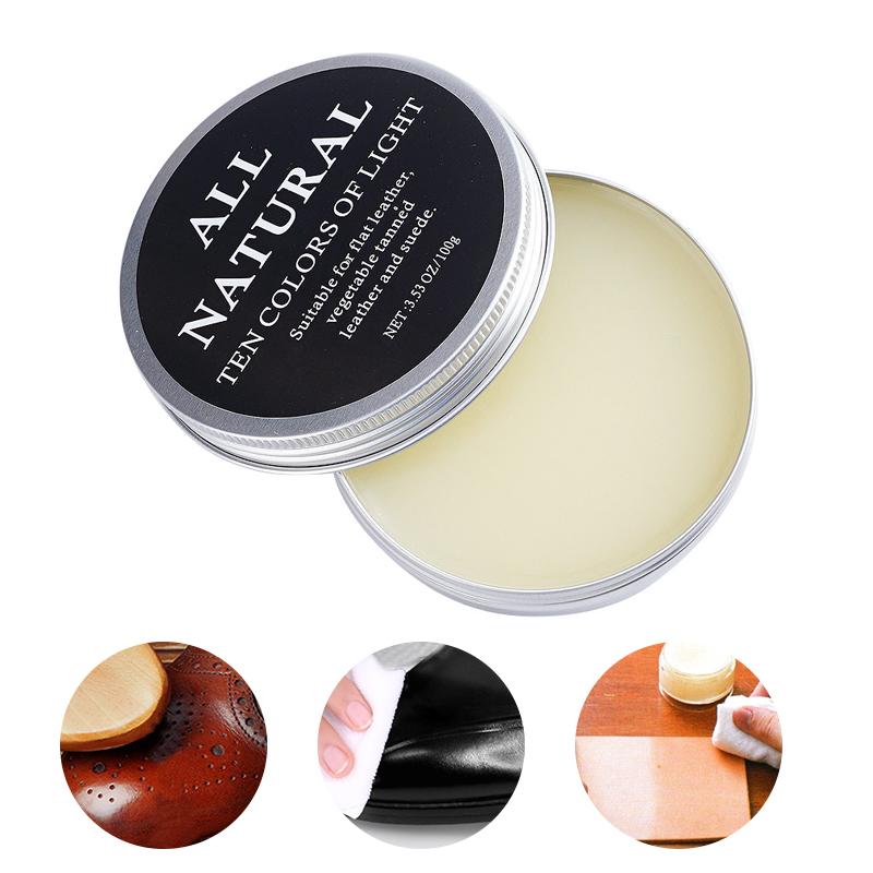 Crema de aceite de visón para zapatos de cuero, bolsos, crema para el cuidado del cuero, crema para el mantenimiento del cuero, accesorios para artesanía en cuero, 30 ml/100 ml