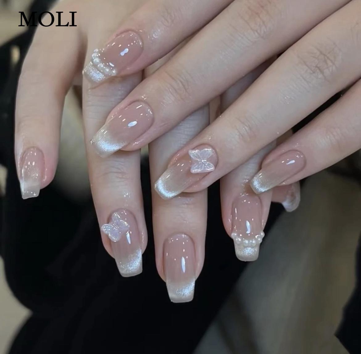 

24PC Накладные ногти Наклейки на ногти Нажмите на полное покрытие Накладные ногти