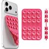 Multicolor Double Sided Silicone Suction Cup Pad Strong Adhesive Grip Reusable Washable Mat for Phone Car Desktop