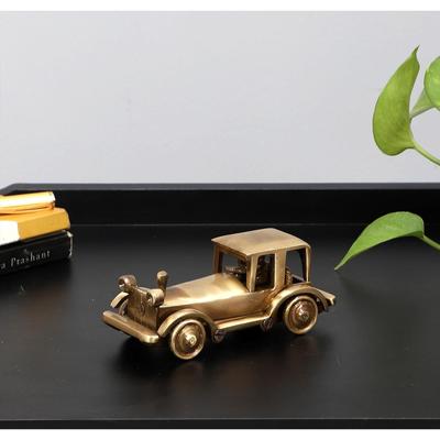 Messing-Vintage-Auto-Prunkstück-Figur-Statue für Zuhause, Messing-Antik-Prunkstücke für Zuhause, Standard, 1 Stück