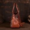 Johnature Borsa in pelle da donna in rilievo retrò squisita Borse a tracolla versatili di grande capacità
