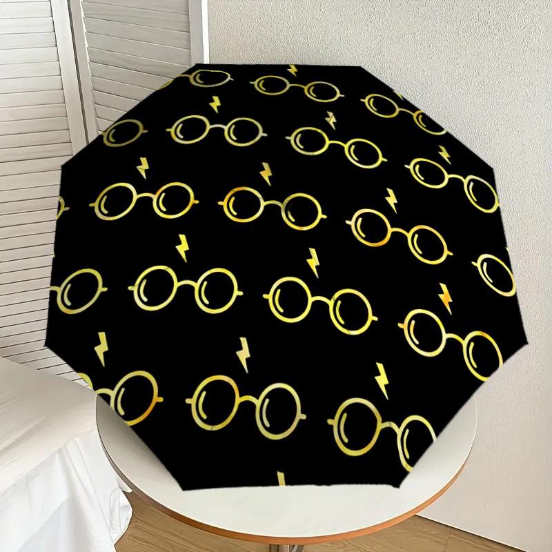 1PC Warner Glasses Lightning bolt Umbrella-8-Rib Reinforced, Automatic Open, Lightweight & Durable-A30