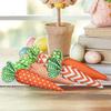 Cloth Carrot Decorations Warm Easter Decor Easter Carrot Ornaments Set for Spring Party Decor Stuffed Fabric for Children