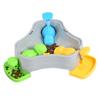 Spring-Activated Slow Feeder Puzzle Toy for Pets