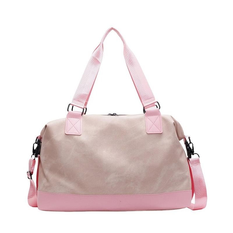 European and American Style PU Portable Travel Bag Dry and Wet Separation Fashionable Yoga Bag for Pull Rod