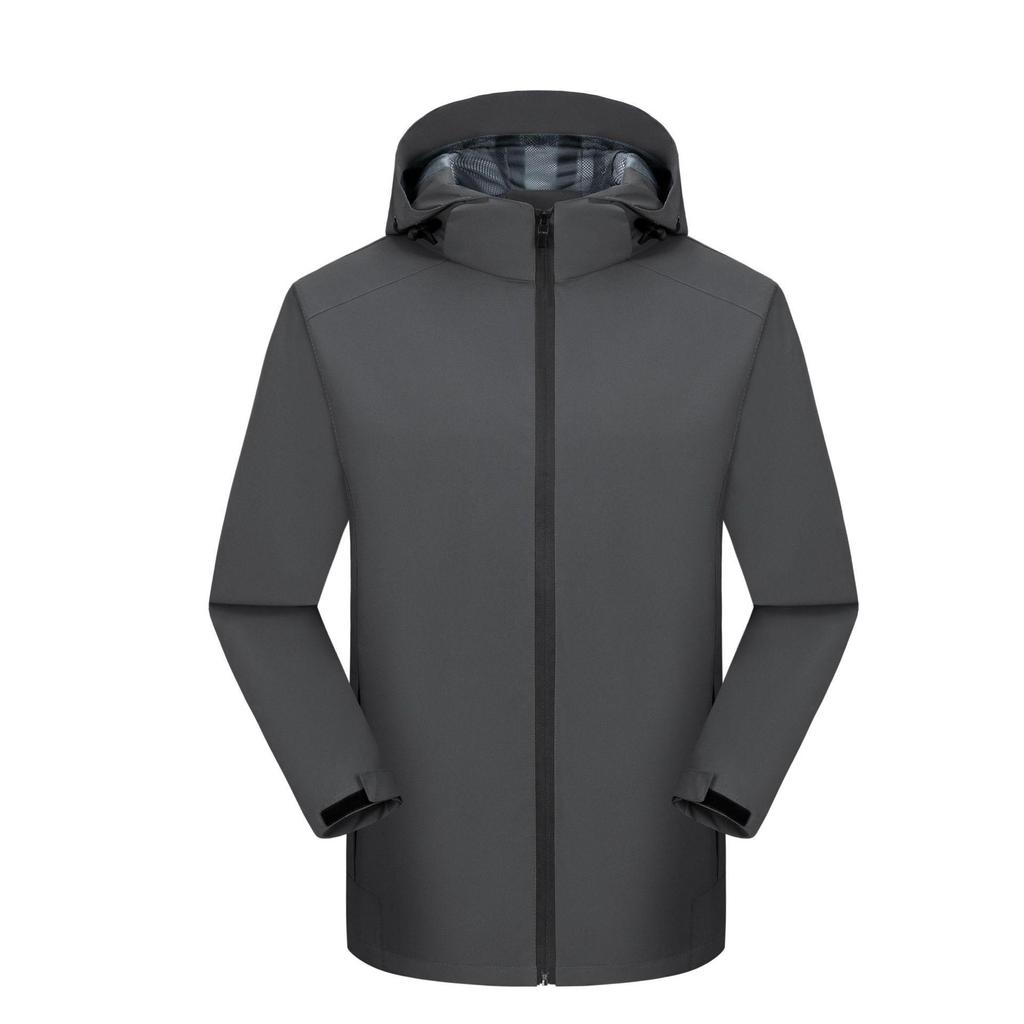 Personalized Windproof 3-in-1 Jacket: Solid Color, Custom Logo, Unisex Design, Thick Workwear