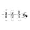 Yunbei 2-in-1 Ratchet Extension Wrench Set for Tight Spaces